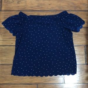 Off the shoulder shirt
